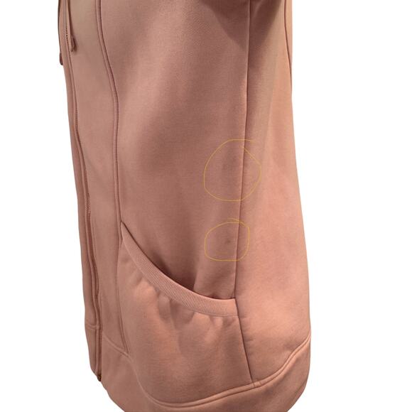 Woman's The North Face Mattea Hooded Full Zip Fleece Lined Sweater - Picture 2 of 9